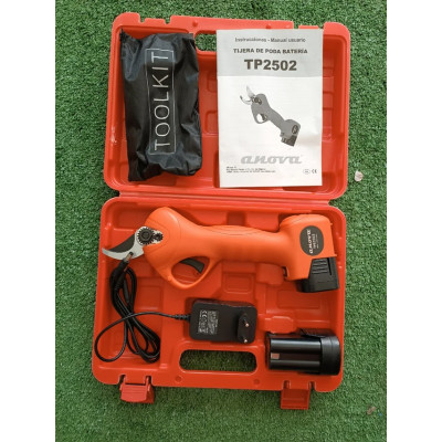 Tijera poda TPB2502 ANOVA 500W (2 baterías)