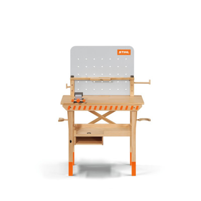 Banc de treball de fusta infantil