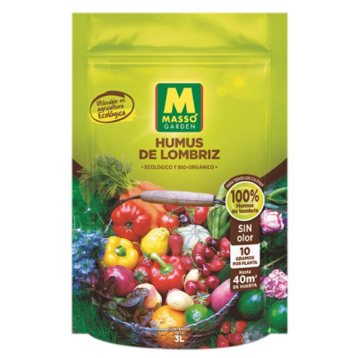 Humus 100% de lombriz BIO 3 lt.
