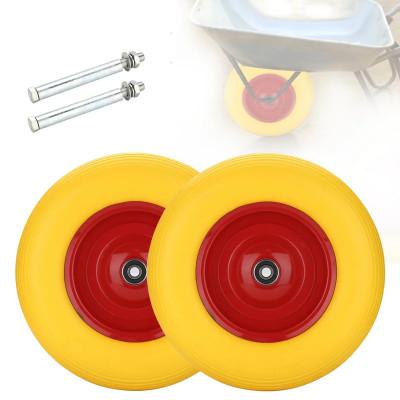 Roda carretilla antipunxades amb eix