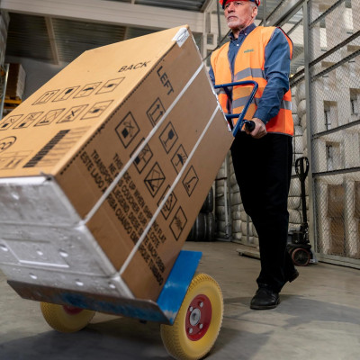 Rueda carretilla antipinchazos con eje