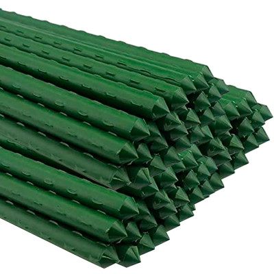 Tutor de acero plastificado Ø11mm x 1,5m