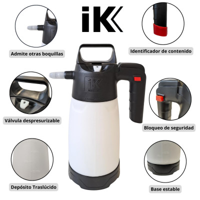 Pulverizador manual IK 1,5 litros