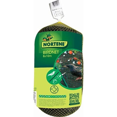 Malla anti ocells negre 8x10m