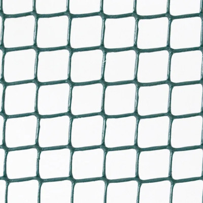 Malla de polietileno verde 1x5m Nortene, agujero 13x13mm