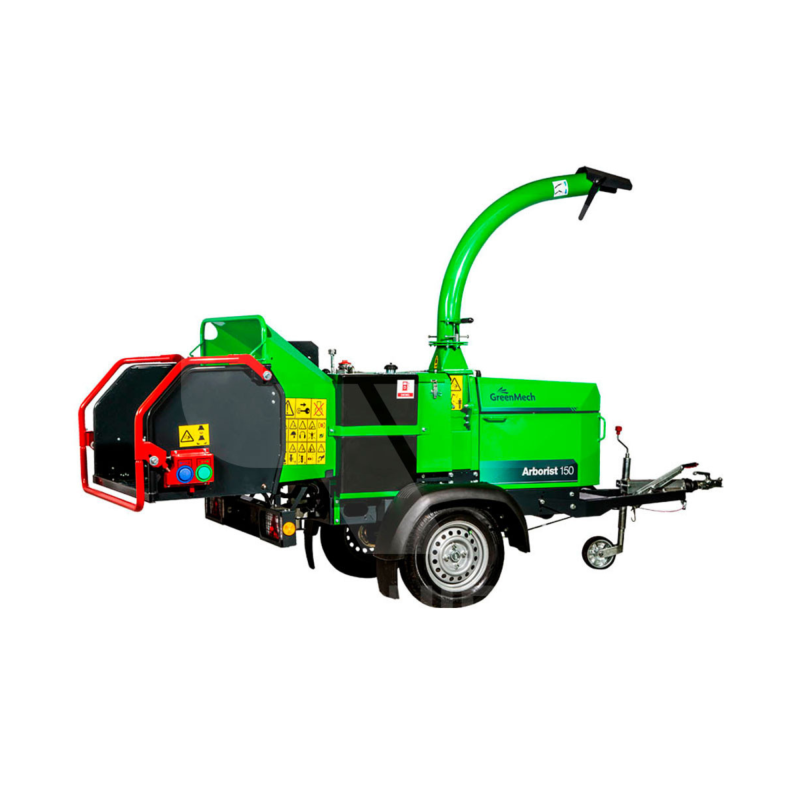 Alquiler de biotrituradora con remolque GreenMech | Sabater