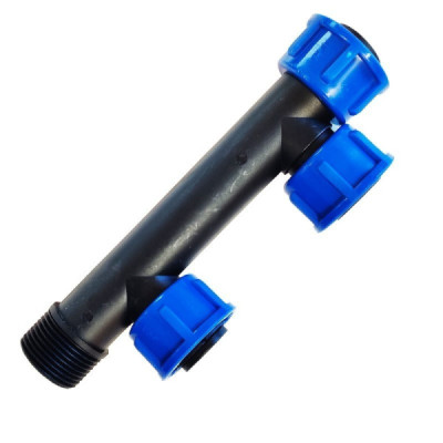 Colector 2 salidas para montar baterías