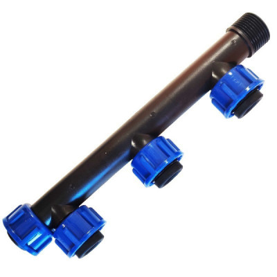 Colector 3 salidas para montar baterías