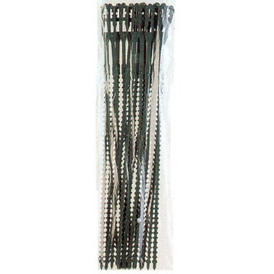 Brida de plástico verde 35cm (20u.)