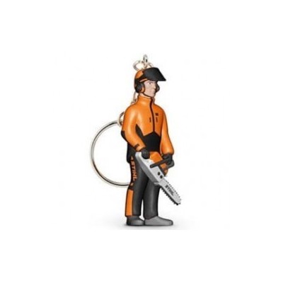 Llavero muñeco Stihl con motosierra