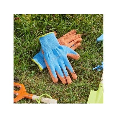 Guantes infantiles naranja/azul 6/10 años