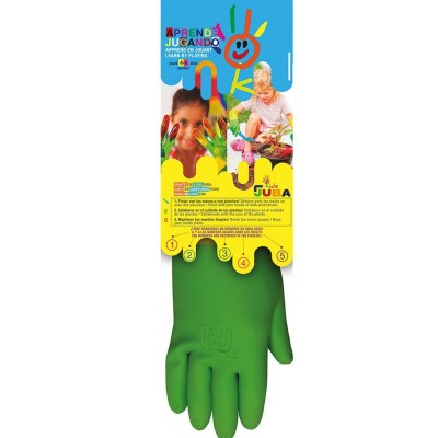 Guantes infantiles jardinería látex T4 Juba