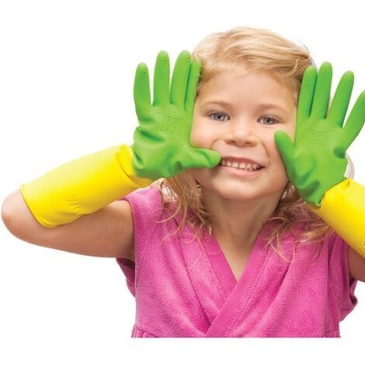 Guantes infantiles jardinería látex T4 Juba